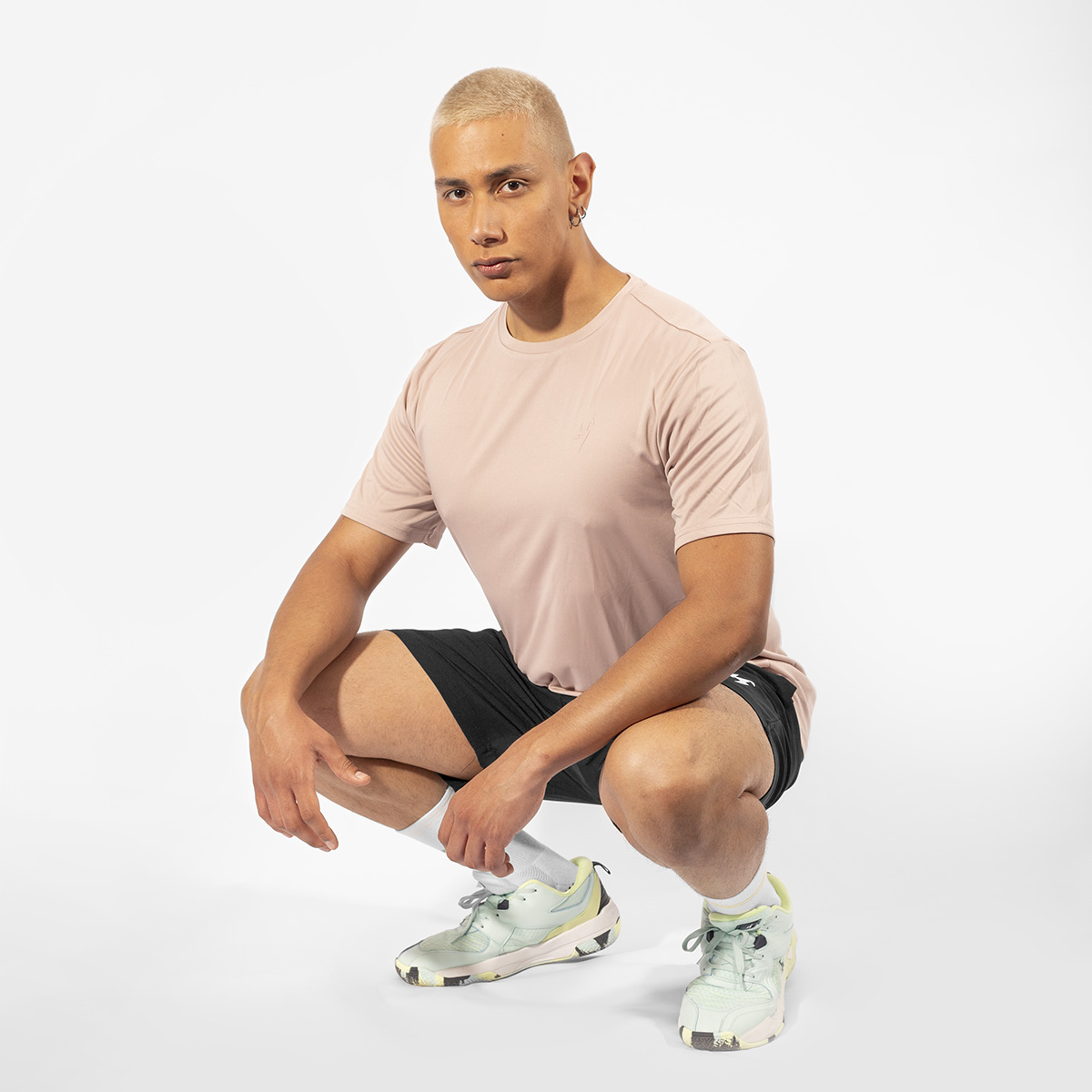Camiseta Active Hombre Rosa Palo - Imagen 2